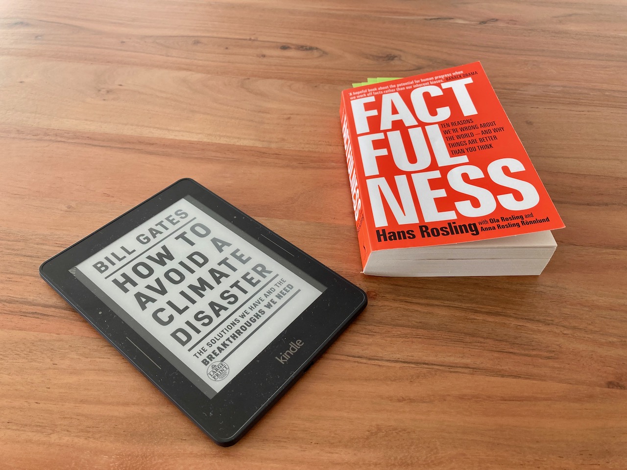 How to Avoid a Climate Disaster & Factfulness